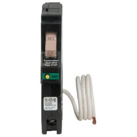 EATON Circuit Breaker, CH Series 15A, 1 Pole, 120/240V AC CHFN115AF